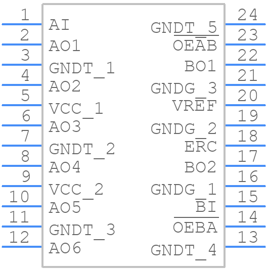 SN74GTLP817PW - Texas Instruments - PCB symbol