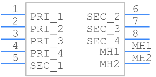 LP-30-1600 - Bel - PCB symbol