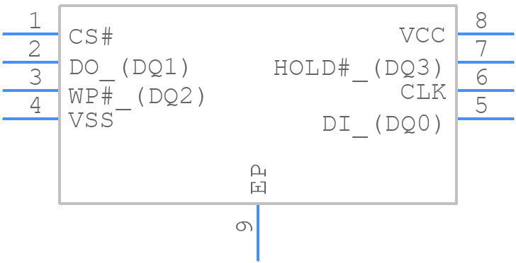 FS35ND01G-S1Y2QWFI000 - Foresee - PCB symbol