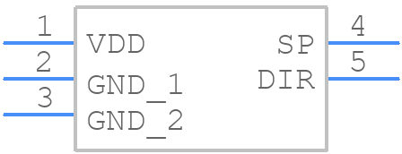 MLX92251LSE-ABA-000 - Melexis - PCB symbol