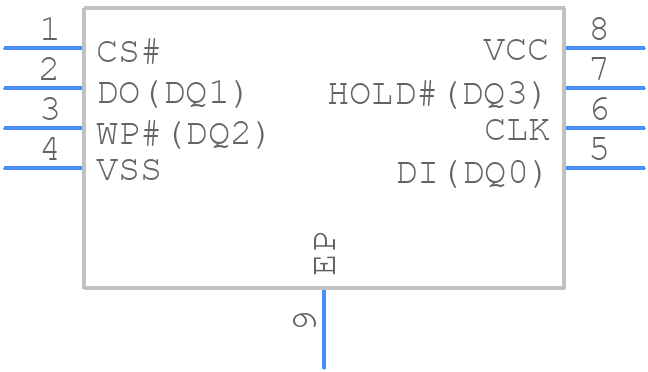FS35ND01G-S1Y2 - Foresee - PCB symbol