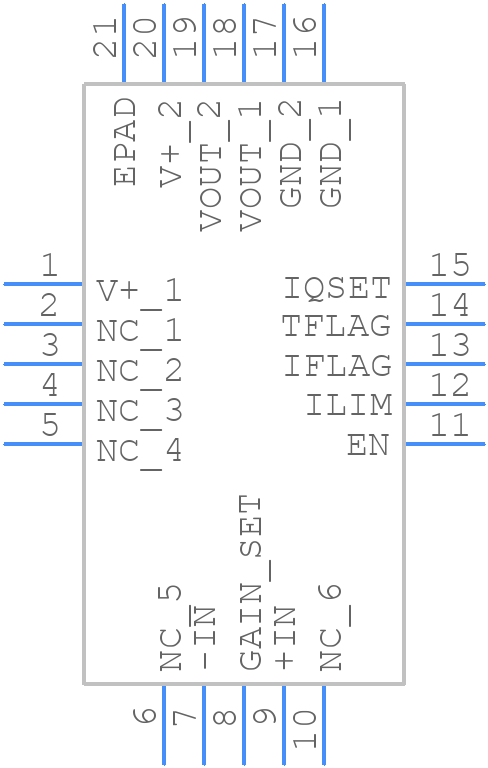 OPA521IRGWR - Texas Instruments - PCB symbol