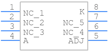 LM336BM-2.5 - Texas Instruments - PCB symbol