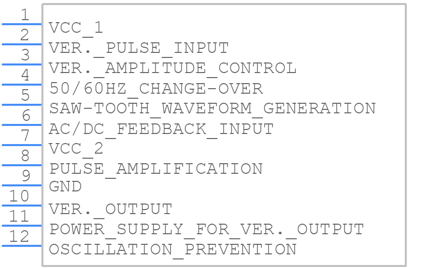 AN5534 - Panasonic - PCB symbol