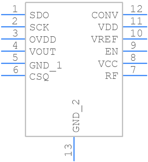 LTC5587IDD#PBF - Analog Devices - PCB symbol