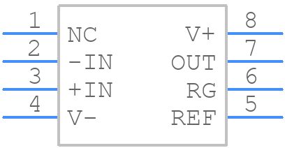 LTC6800HMS8#PBF - Analog Devices - PCB symbol
