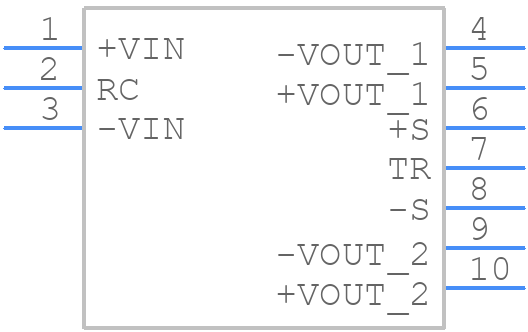 CHS7004812H - Cosel - PCB symbol