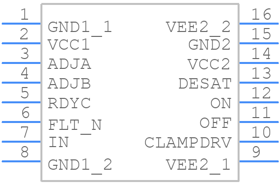 1ED3461MU12MXUMA1 - Infineon - PCB symbol