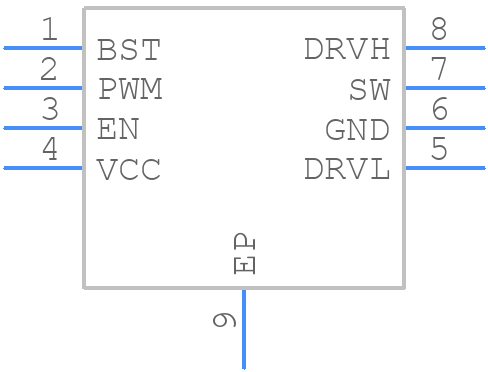 NCP81158MNTXG - onsemi - PCB symbol