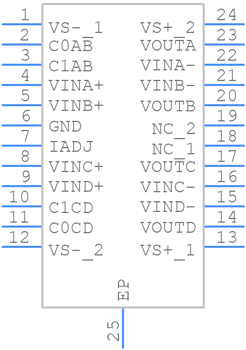 ISL1539AIVEZ - Renesas Electronics - PCB symbol