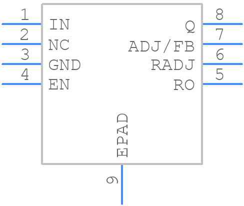 TLS208D1EJV33 - Infineon - PCB symbol