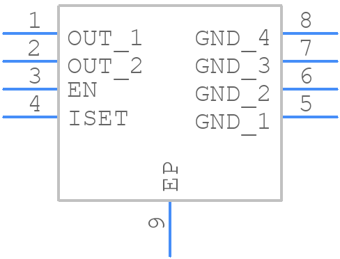 IS31LT3177-GRLS4-TR - Lumissil Microsystems - PCB symbol