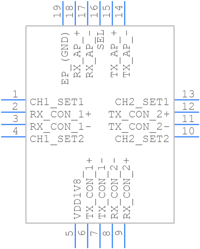 PTN36043BXY - Nexperia - PCB symbol