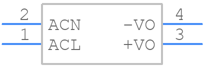 CFM05S120 - Cincon - PCB symbol