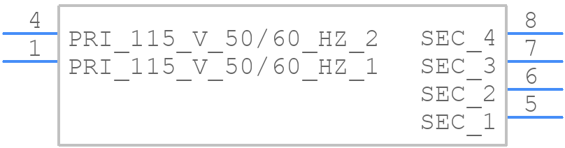 ST-3-12 - Signal Transformer - PCB symbol