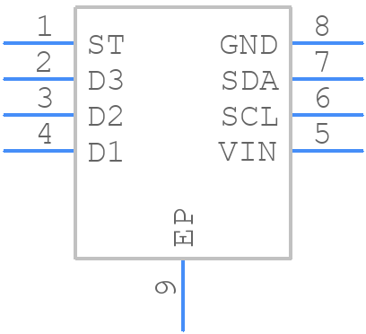 KTD2026 - Kinetic Technologies - PCB symbol
