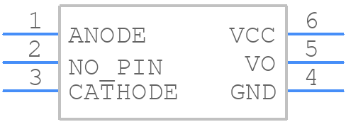 FODM611 - onsemi - PCB symbol
