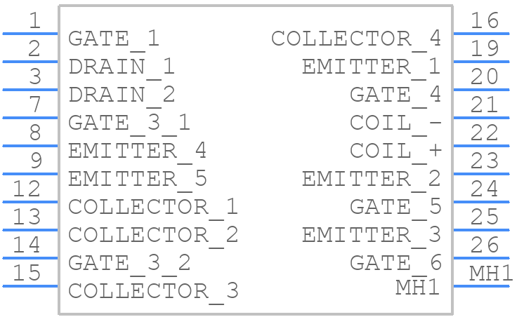SK50GD066ET - Semikron - PCB symbol