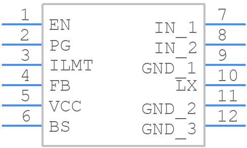 SY8208BQNC - Silergy - PCB symbol