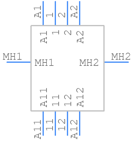 13-000021 - CONEC - PCB symbol