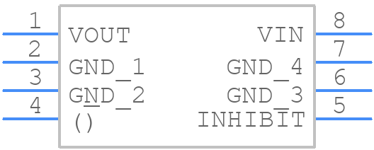 LM2931AD33 - STMicroelectronics - PCB symbol