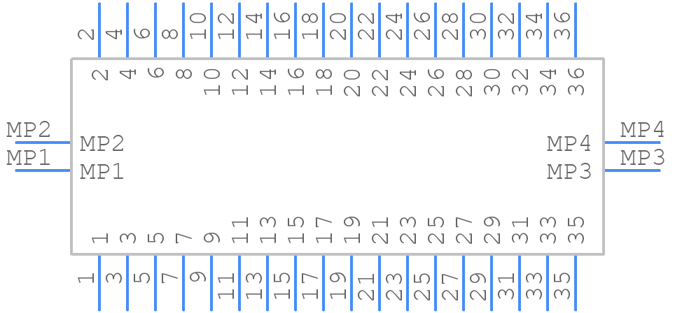 AXT536124 - Panasonic - PCB symbol