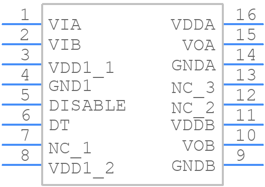 ADUM4221CRIZ-RL - Analog Devices - PCB symbol