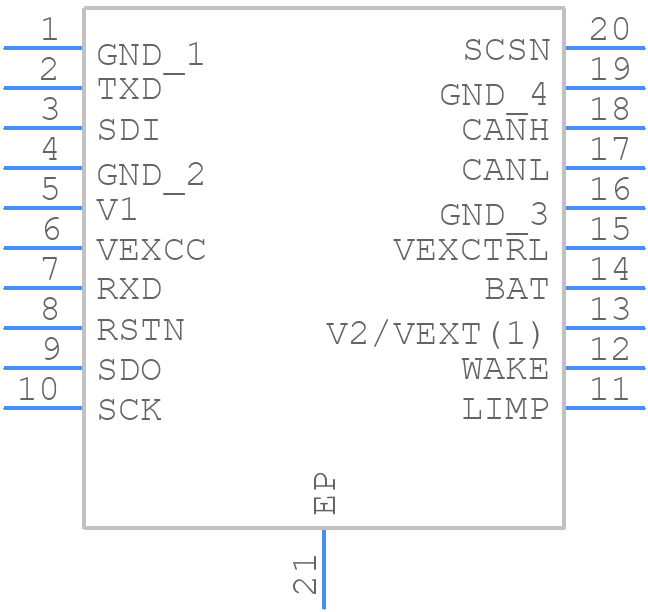 UJA1169ATK/FZ - NXP - PCB symbol
