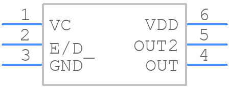 XLH73V192.000000I - Renesas Electronics - PCB symbol
