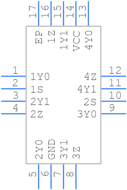 NX3DV3899HRZ - NXP - PCB symbol