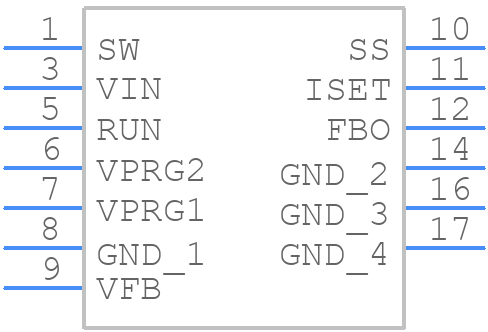 LTC3630EMSE#TRPBF - Analog Devices - PCB symbol