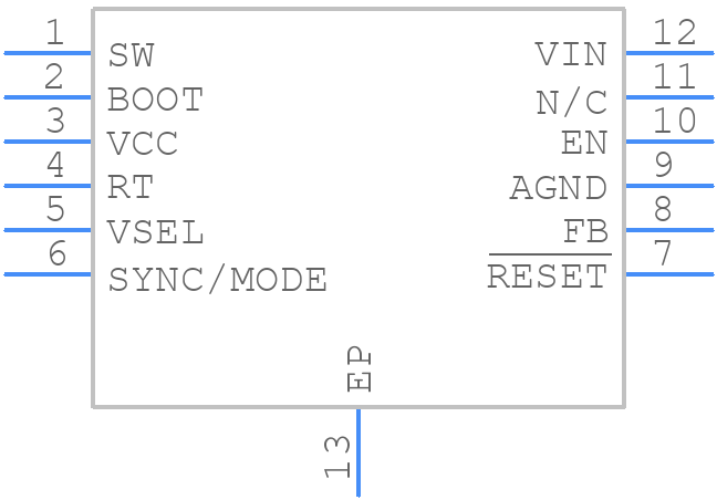LM63615DQDRRRQ1 - Texas Instruments - PCB symbol