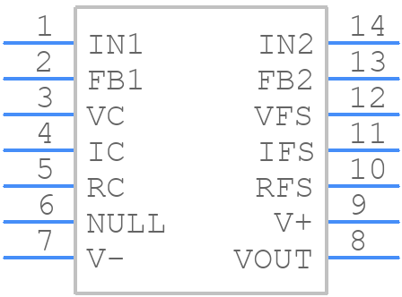 LT1256CS#PBF - Analog Devices - PCB symbol