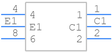 DRR7010C - Nidec Copal - PCB symbol
