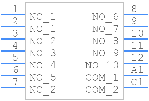 A20603MNCQE - C & K COMPONENTS - PCB symbol