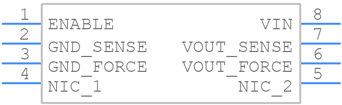 ADR3540WARMZ-R7 - Analog Devices - PCB symbol
