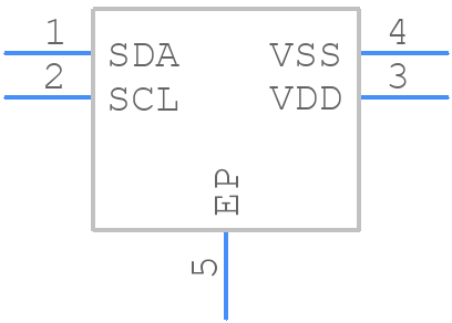 SHT40-AD1B-R2 - Sensirion - PCB symbol