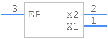 MS3V-32.768-TA-QC-010 - Micro Crystal AG - PCB symbol