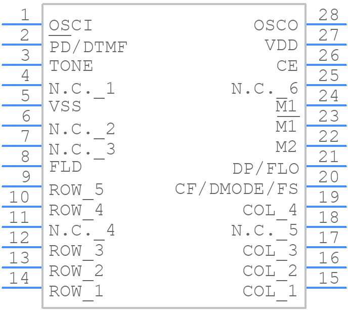 PCD3310T - NXP - PCB symbol