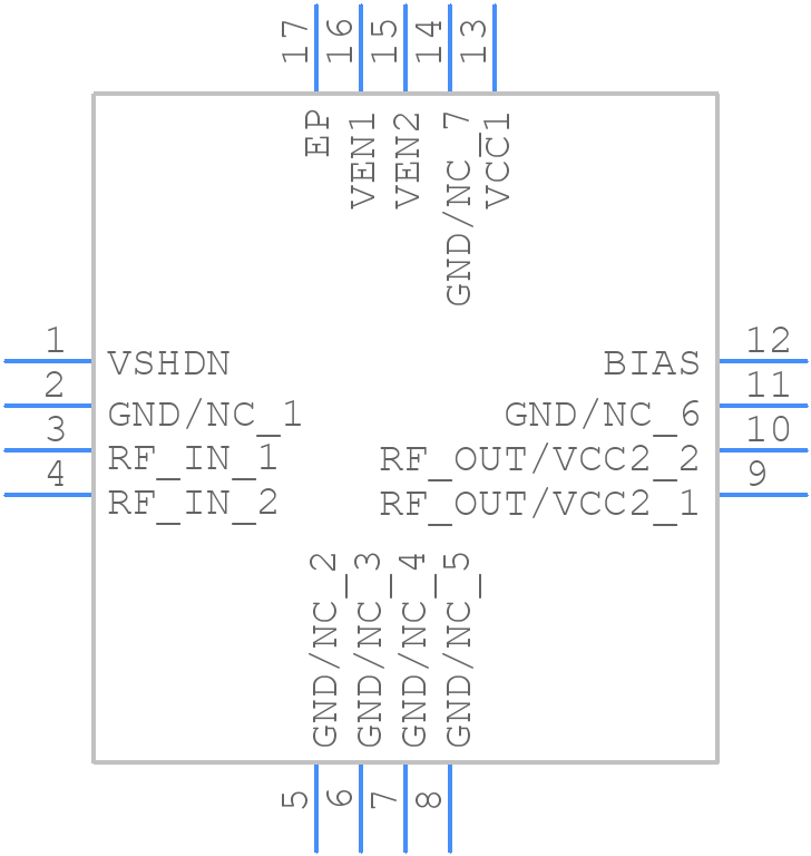GRF5510 - Guerrilla RF - PCB symbol