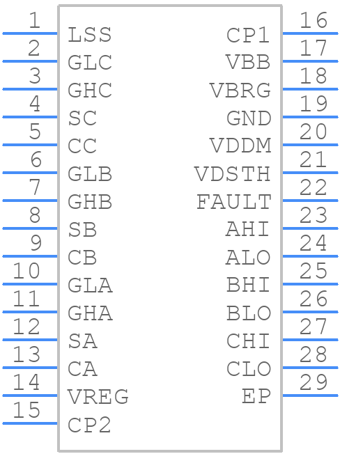 A4919GLPTR-T - Allegro Microsystems - PCB symbol