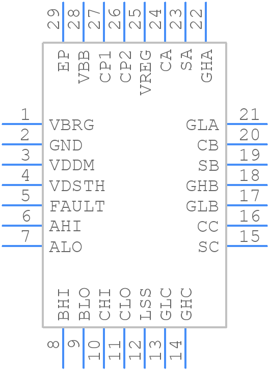 A4919GETTR-T - Allegro Microsystems - PCB symbol