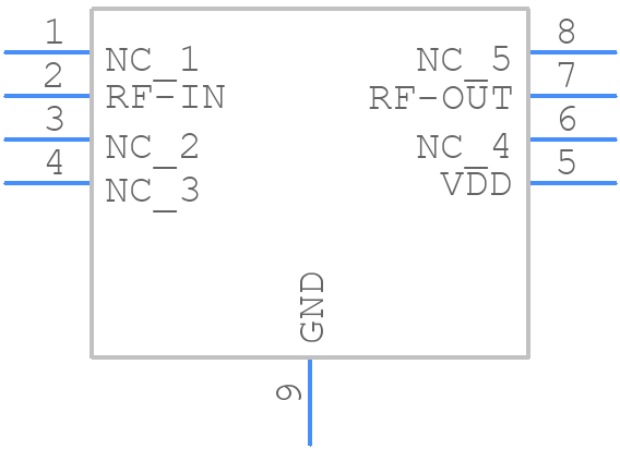 PMA2-183LN+ - Mini-Circuits - PCB symbol