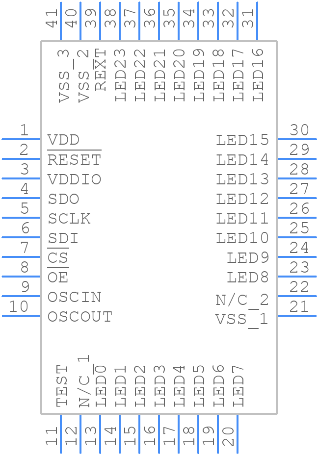 PCA9959HNMP - NXP - PCB symbol