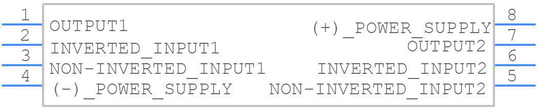 M5218AL - Mitsubishi - PCB symbol