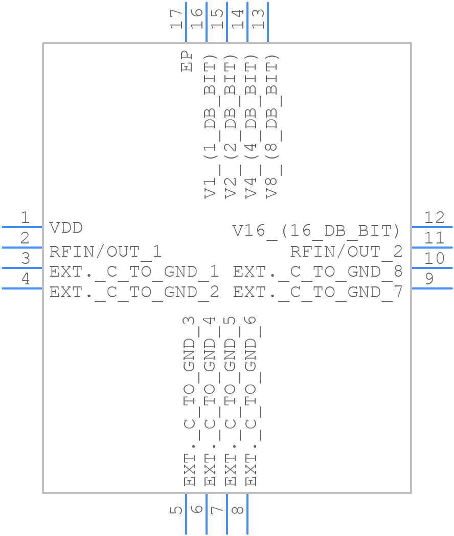 MAADSS0016TR-3000 - MACOM - PCB symbol