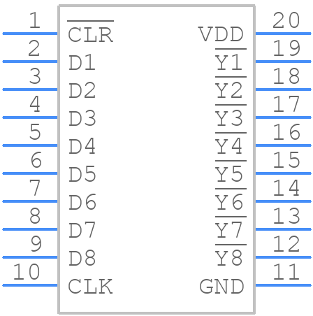 TBD62089APG - Toshiba - PCB symbol