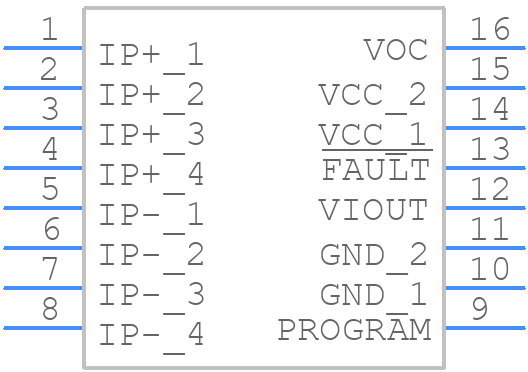 ACS732KMATR-65AB-T - Allegro Microsystems - PCB symbol