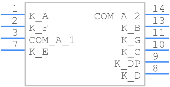 SA04-11SEKWA - Kingbright - PCB symbol
