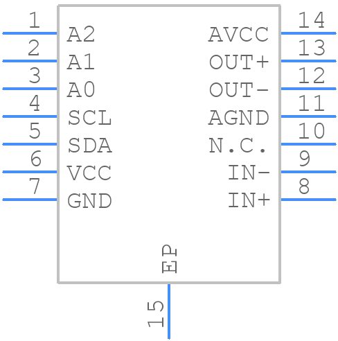 DS4420N+T&R - Analog Devices - PCB symbol